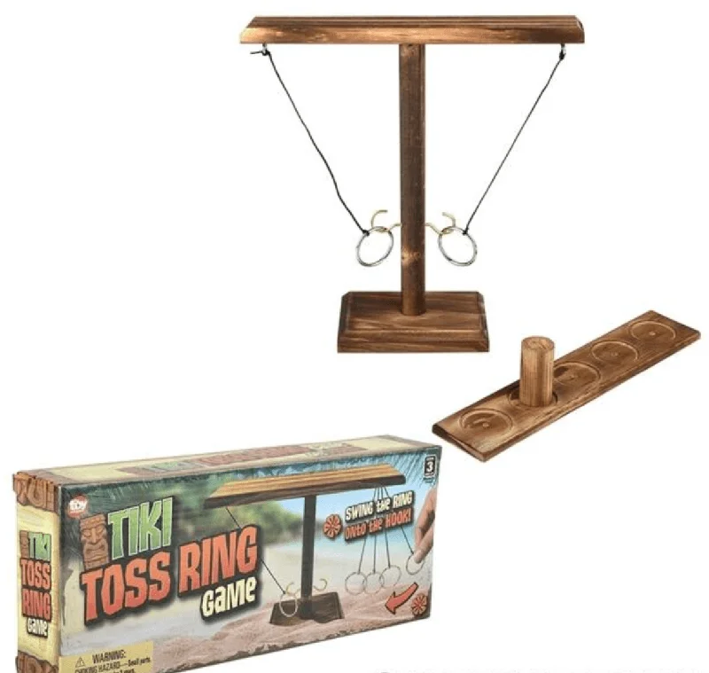 10" Tiki Toss Wooden Tabletop Game