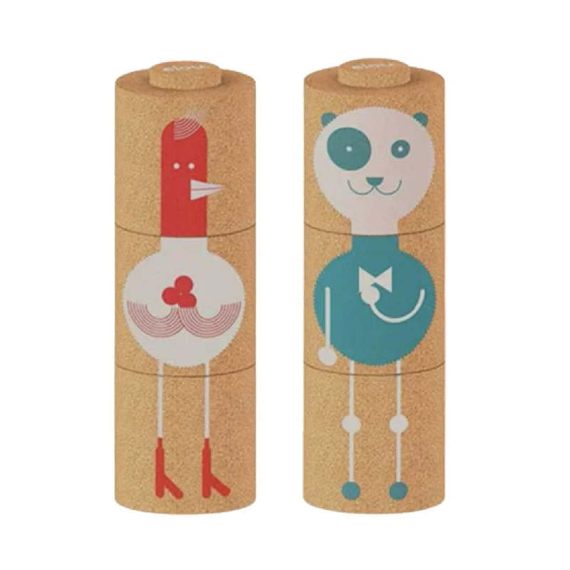 3 Piece Cork Totem Stacking Toy