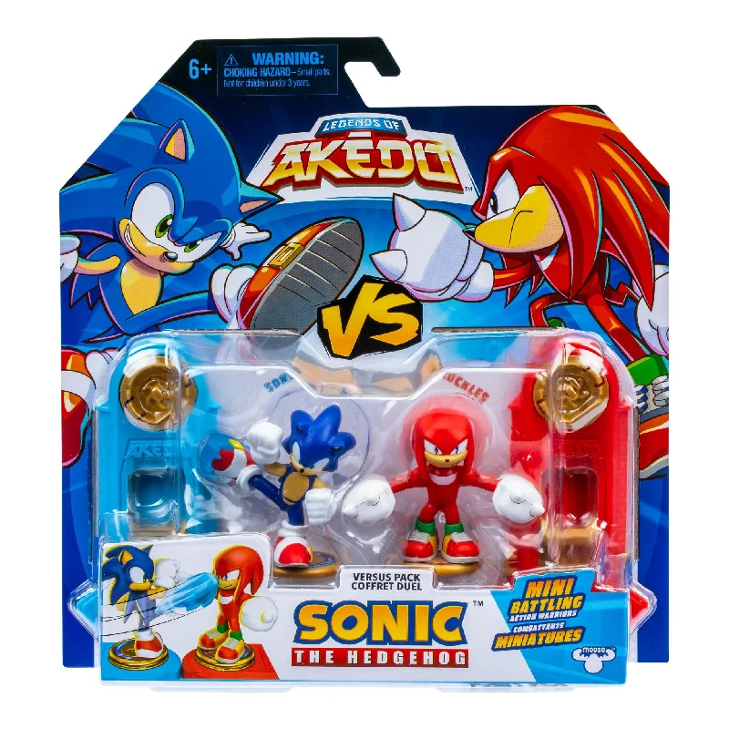 Akedo Sonic S1 Versus Pack - Sonic Vs Knuckles