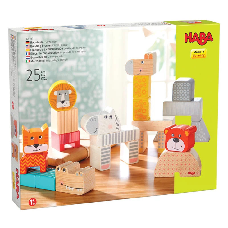 Animal Construction Blocks (25-Piece)