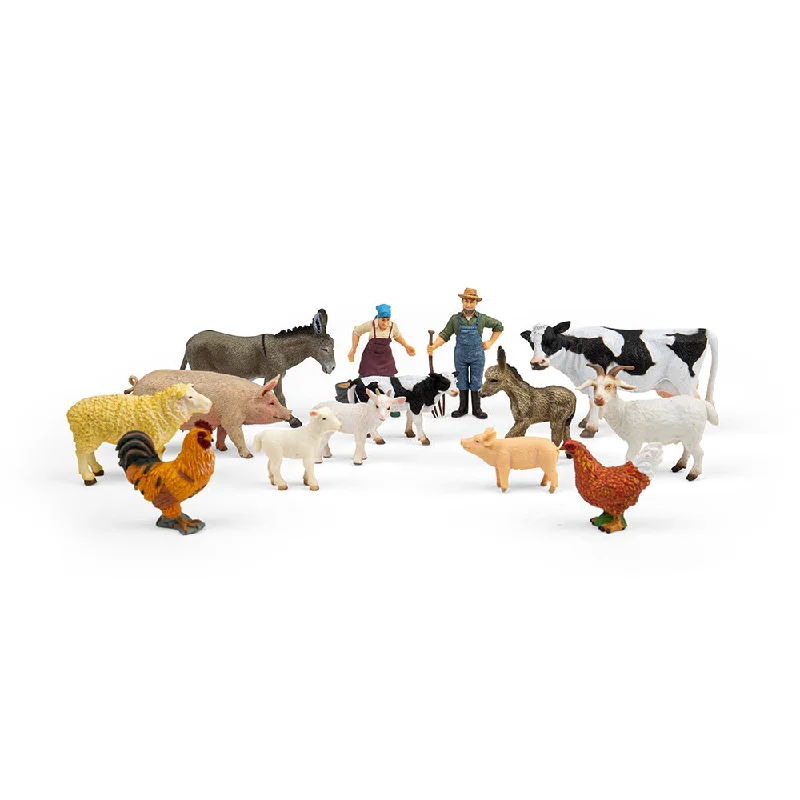 CollectA Farm Figurines Deluxe Park - Includes 14 Animals