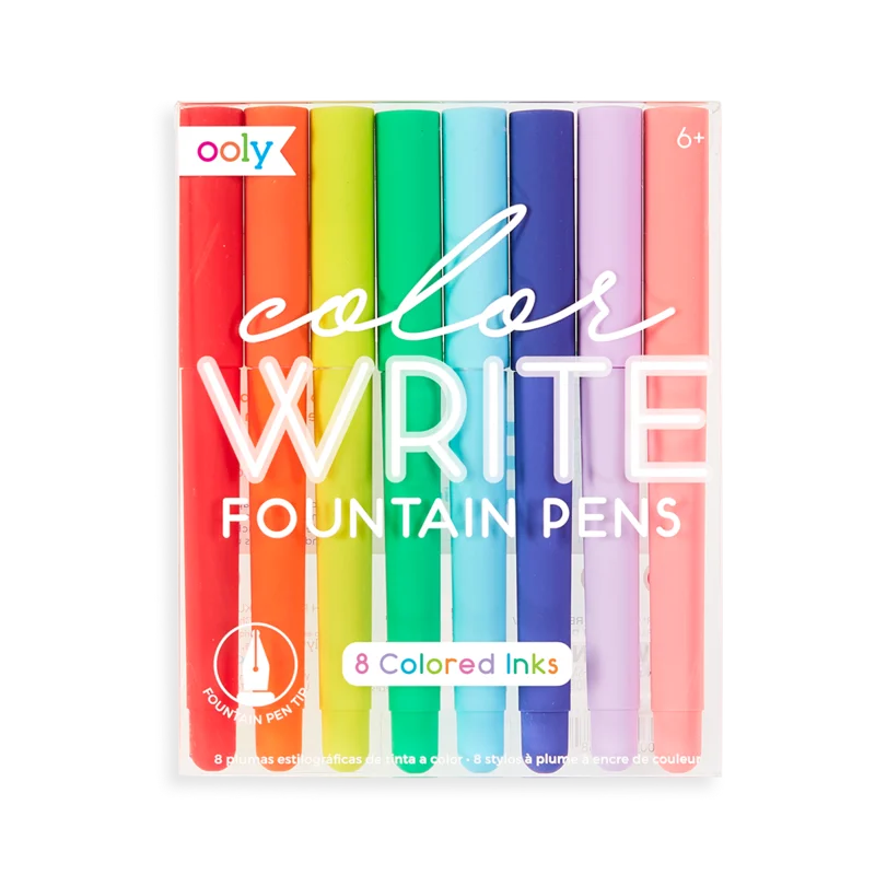 COLOR WRITE FOUNTAIN PENS