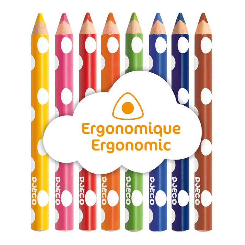 Colour Pencils for Little Ones (Ergonomic)