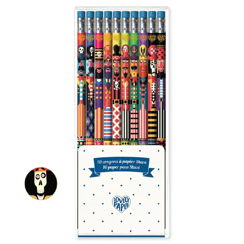 Djeco Lovely Paper - 10 Pencils Steve