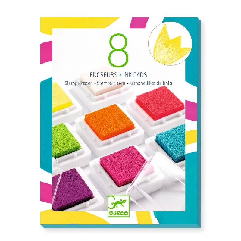 Djeco Ink Pads - Fluo Colours