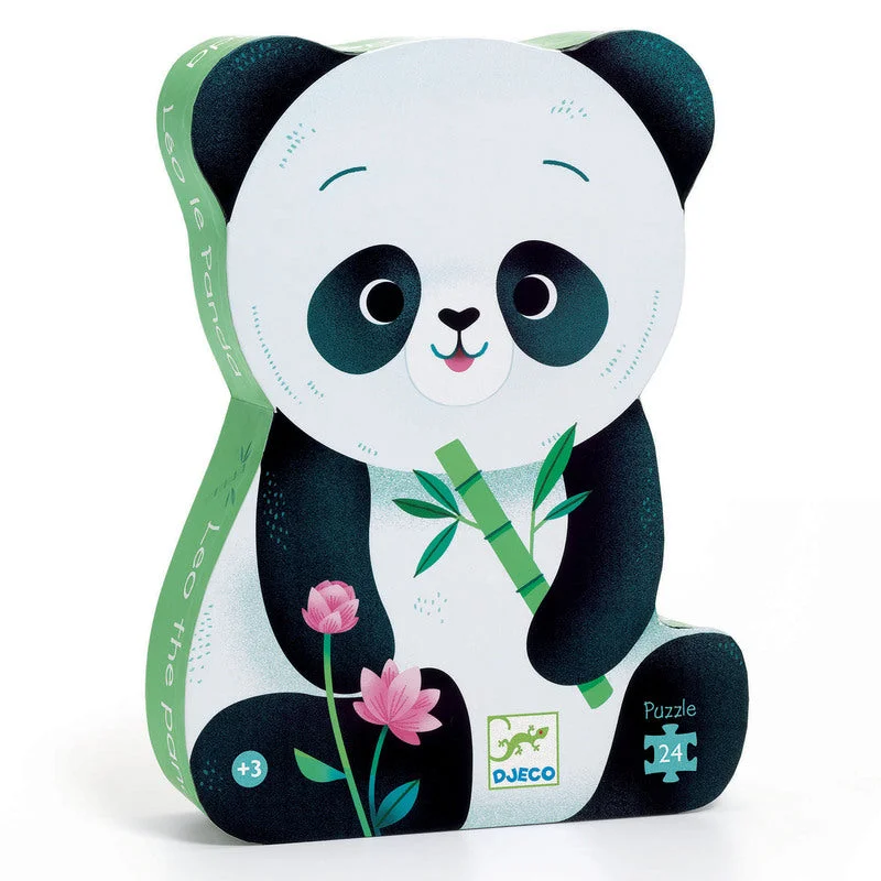 DJECO - SILHOUETTE PUZZLE: LEO THE PANDA 24 PC