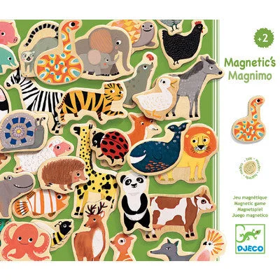 Djeco Wooden Magnetic Animals (Magnimo)