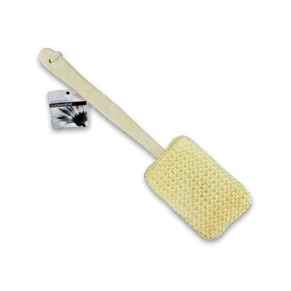 Exfoliating Backwasher with Wooden Handle MOQ-24Pcs, 3.36$/Pc