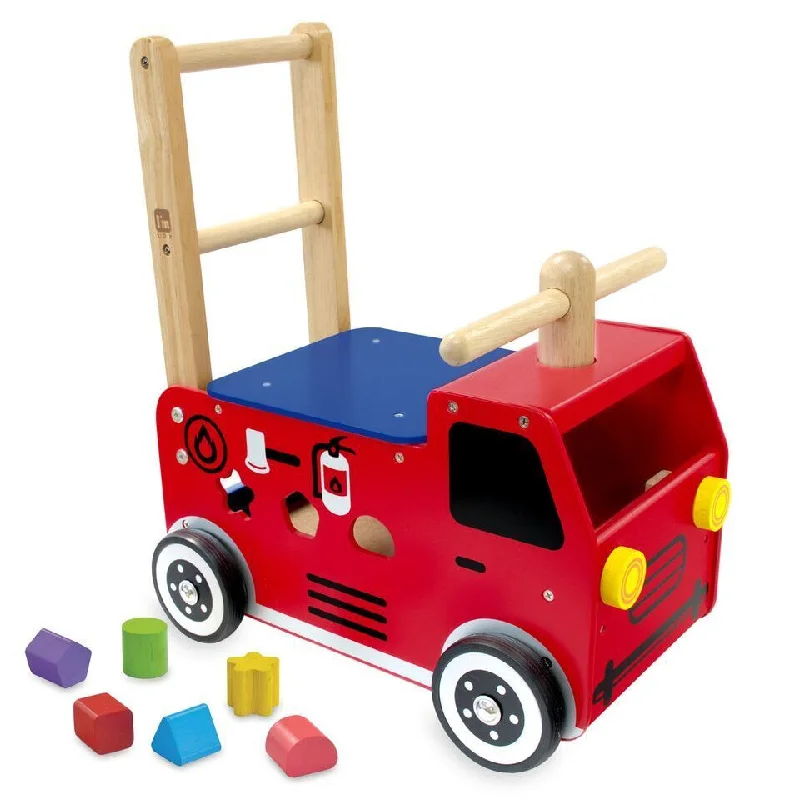 Fire Engine Walker Ride-On + Sort