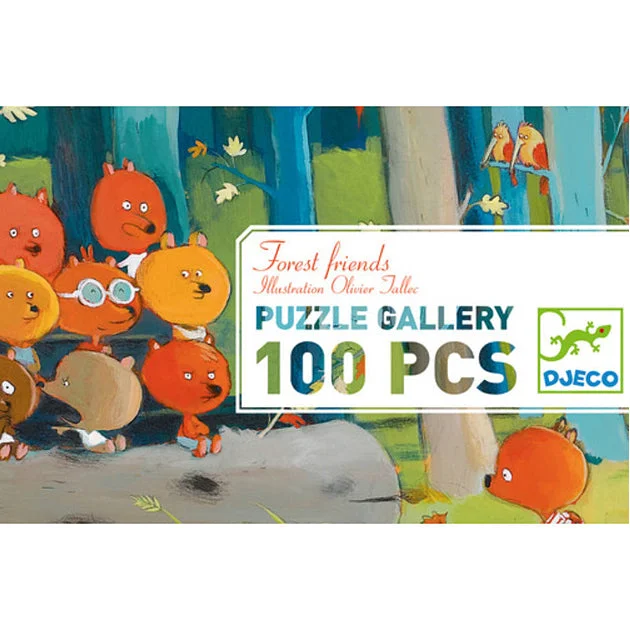 Forest Friends Gallery Puzzle + Poster