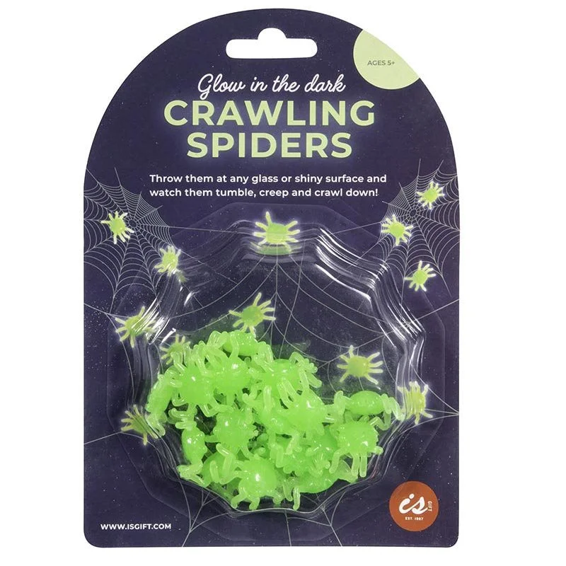 Glow in the Dark Crawling Spiders