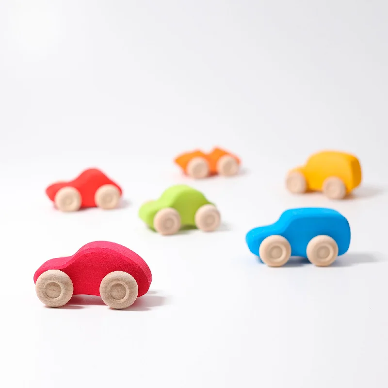 Colored Wooden Cars