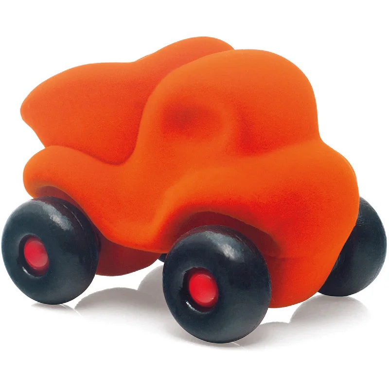 Kleine kiepwagen oranje