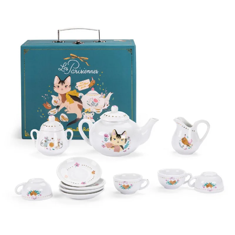 Les Parisiennes Ceramic Tea Set