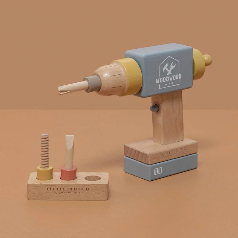 Wooden Toy Drill