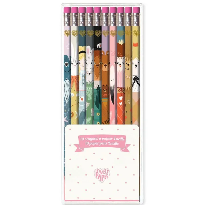 Lucille Gift Set of 10 Pencils