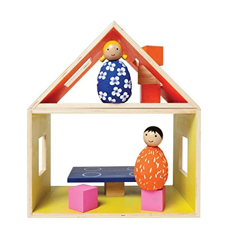 Mio Wooden Dollhouse Playset - Eating