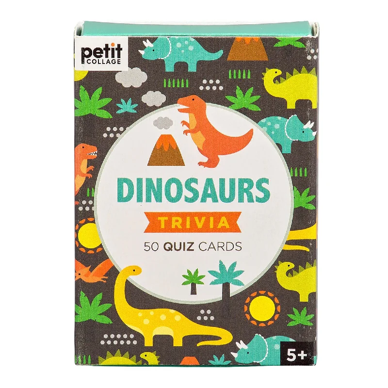 PETIT COLLAGE - TRIVIA CARDS: DINOSAURS