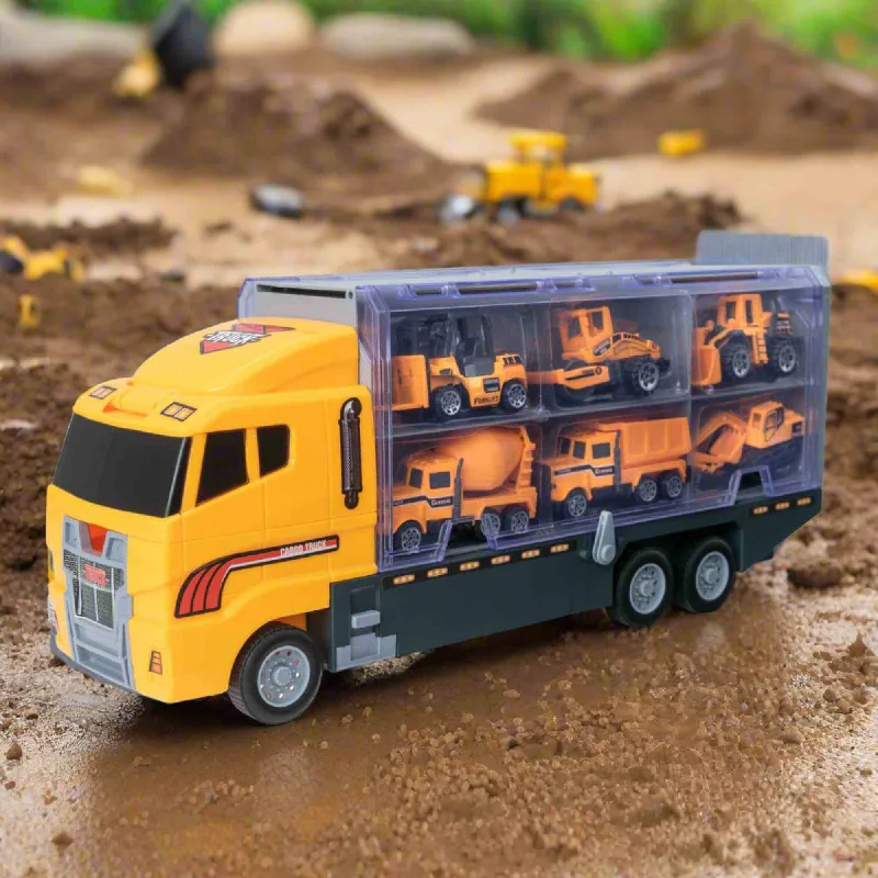 Teamsterz Construction Transporter Toy Truck Playset