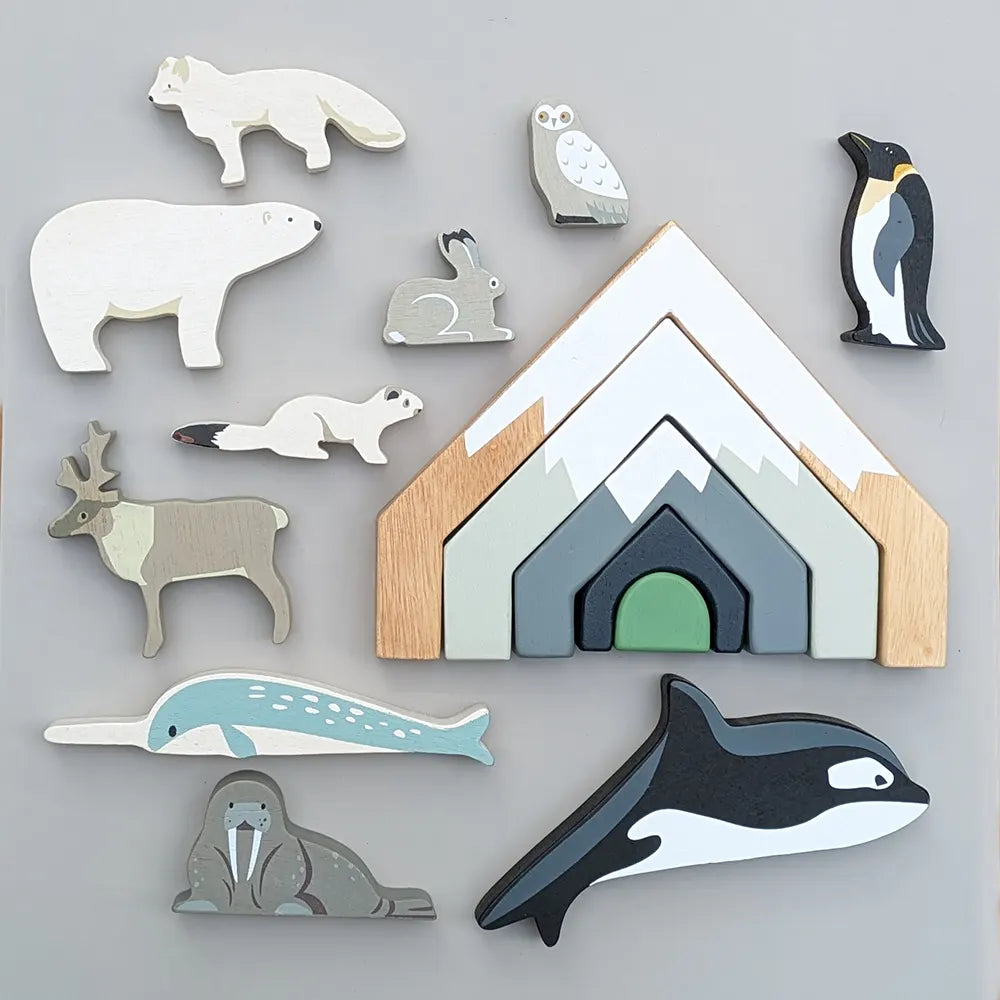 Polar Animals and Mountains Bundle