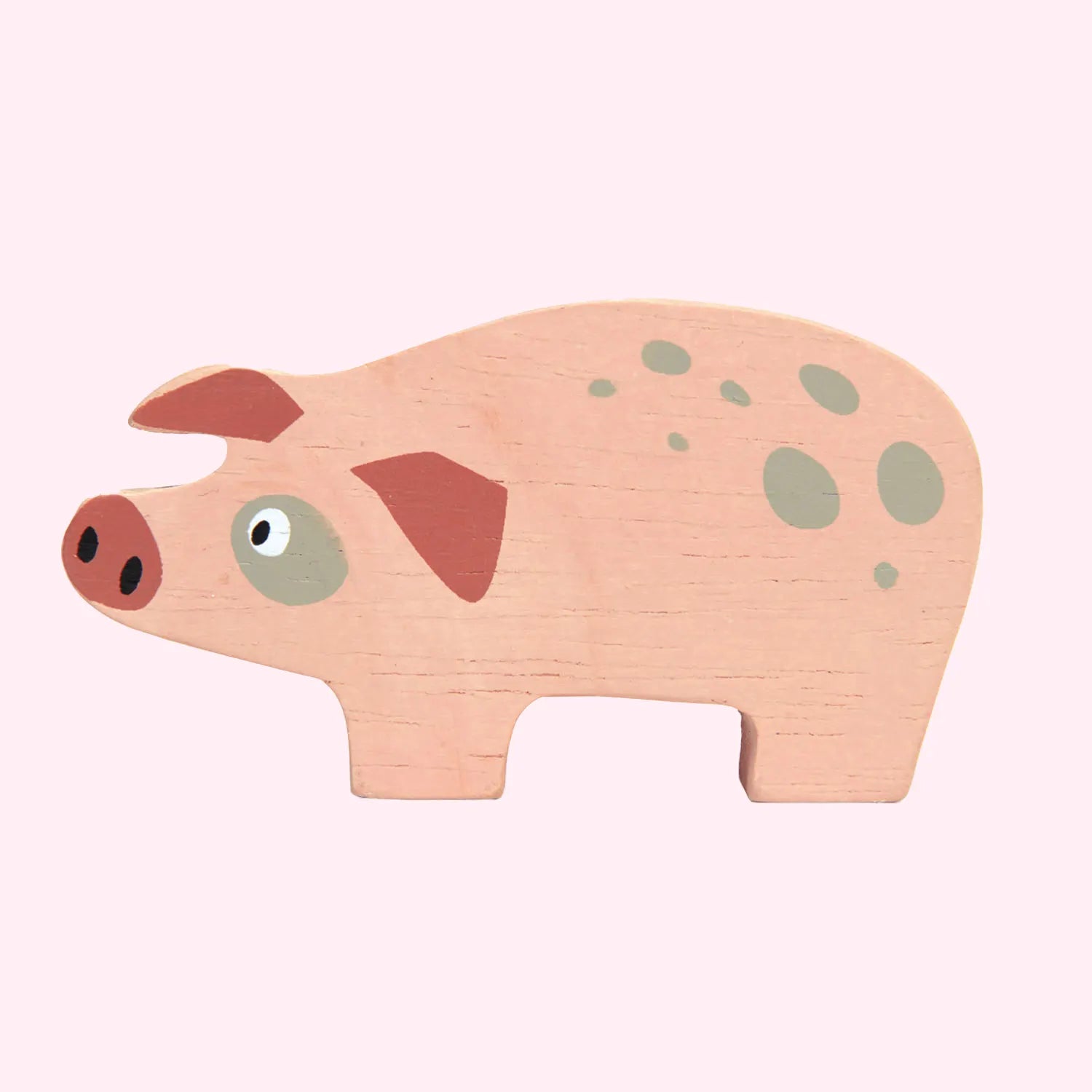 Wooden Farmyard Pig