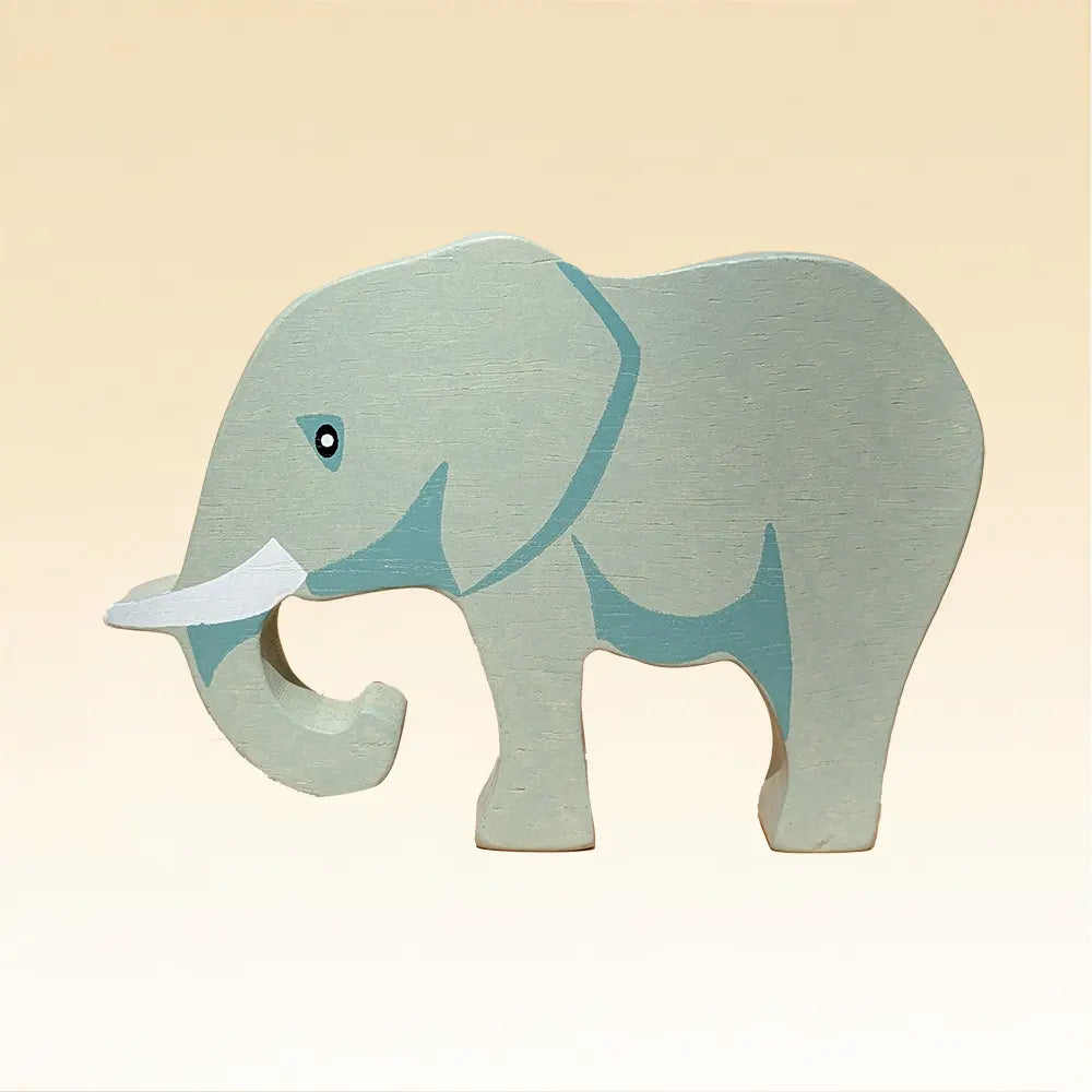 Wooden Safari Animals - Elephant