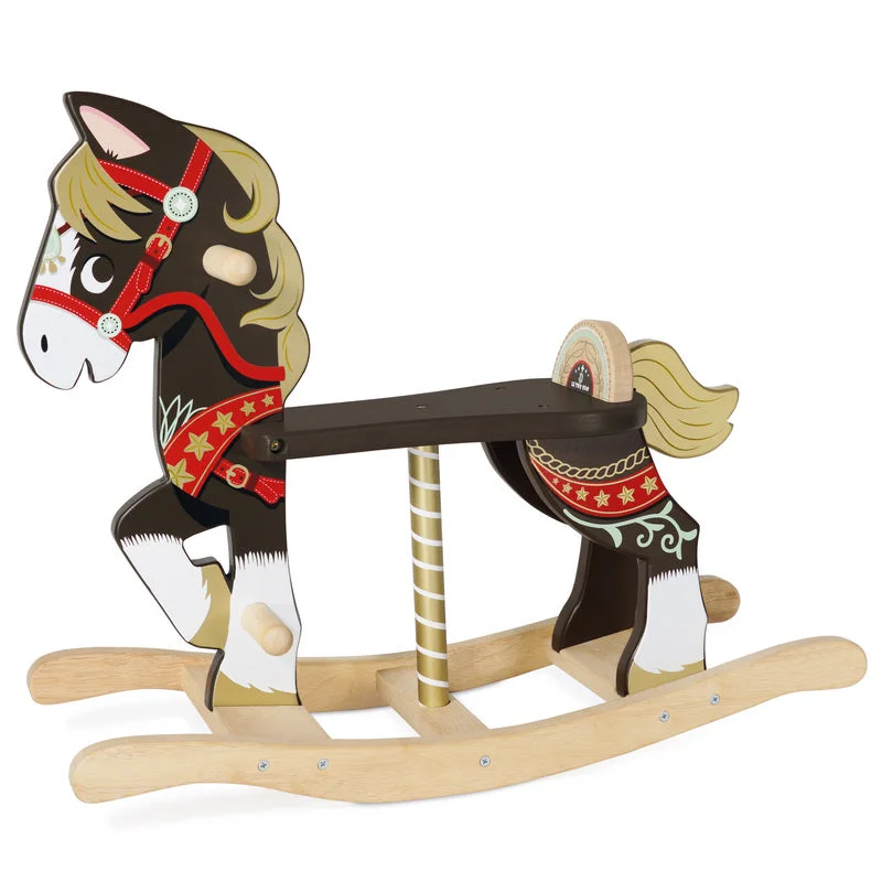 Traditional Wooden Rocking Horse