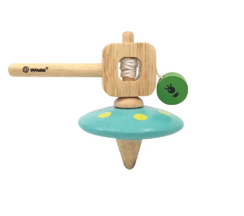 UFO Spinning Top with Handle