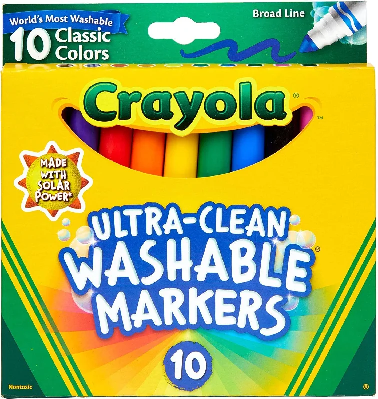 WASHABLE MARKERS 10CT