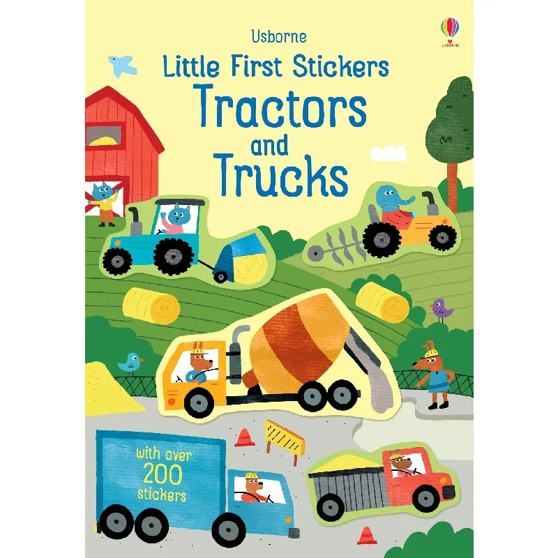 Usborne Little First Stickers Tractors and Trucks 拖拉機和卡車 貼紙書