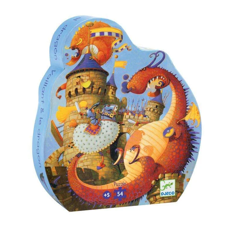 Vaillant & The Dragon Castle 54pc Silhouette Puzzle