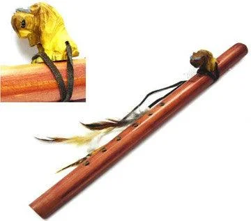 BUFFALO JUMBO WOODEN FLUTE (Sold by the piece) *- CLOSEOUT $ 5 EA