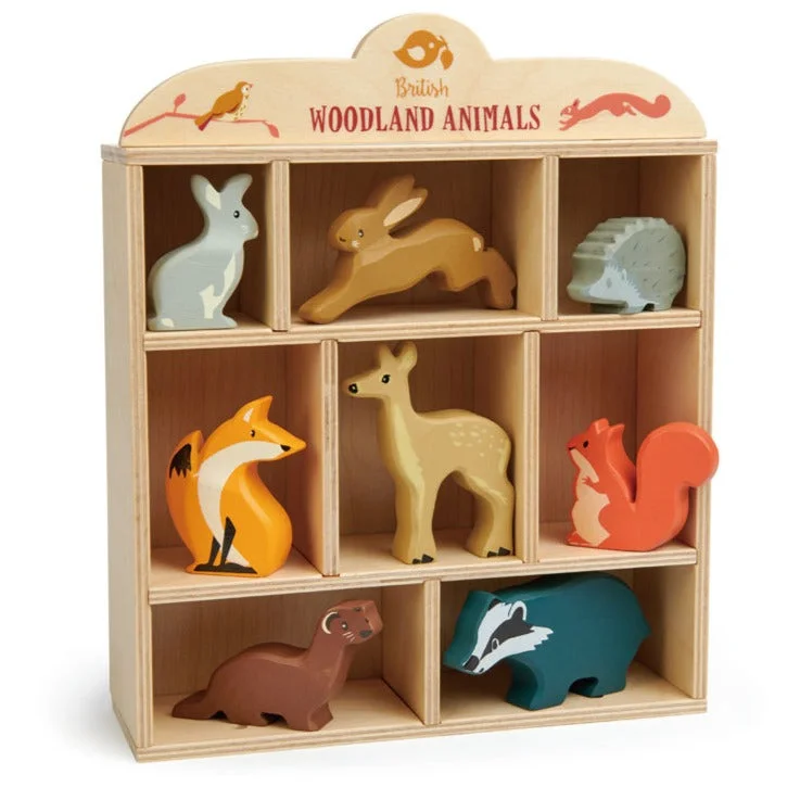 Woodland Animal Display Shelf Set