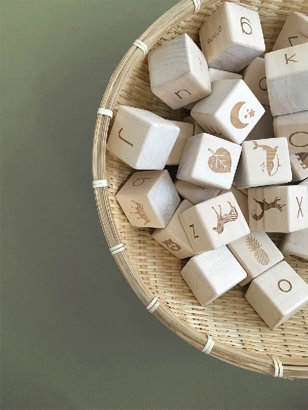 Alphabet Wooden Blocks