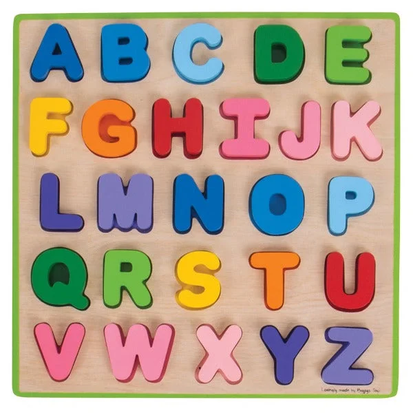 BigJigs Toys ABC Puzzle - Bright