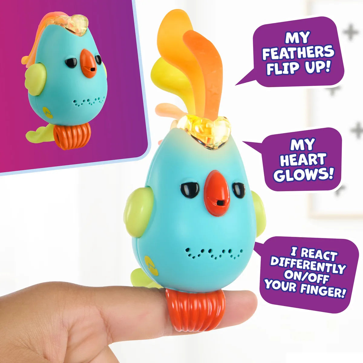 Fingerlings Sweet Tweets Blue Bird Electronic Pet