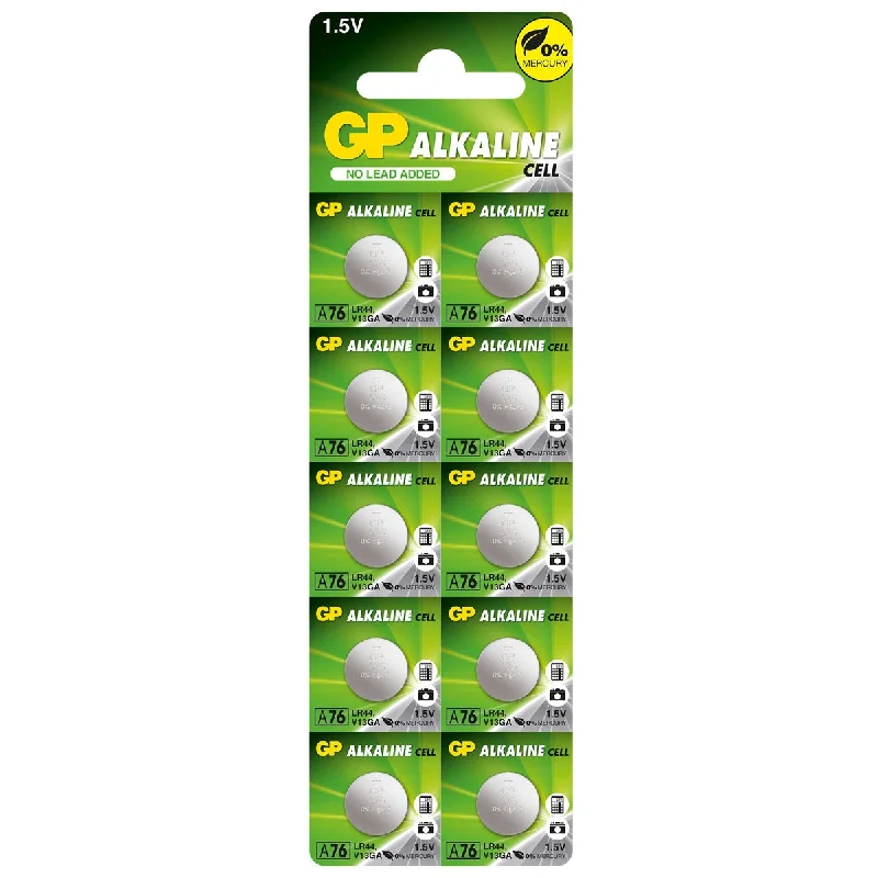 GP Ultra 10 x LR44 Alkaline Cell Batteries