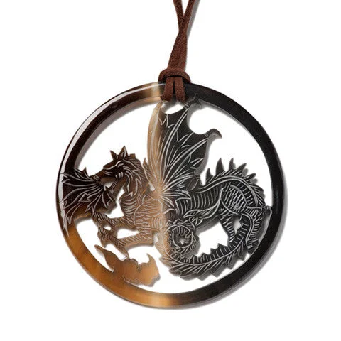 Horn Dragon Pendant