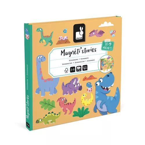 Janod: Magneti'Stories Dinosaurs - Magnetic Toy