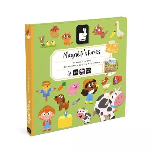 Janod: Magneti'Stories - The Farm - Magnetic Toy