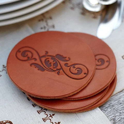 Raygun Collection : Leather Coaster Set