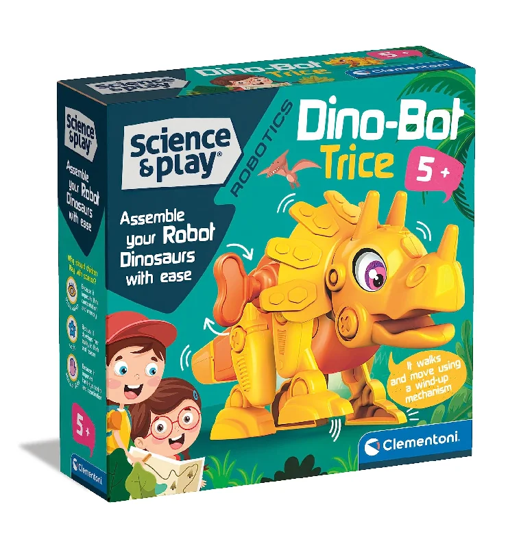 Science And Play Dino-Bot Triceratops Construction Set