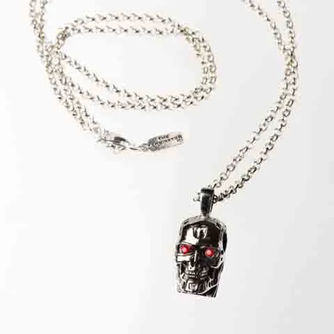 The Terminator T-800 Endoskeleton Skull Pendant