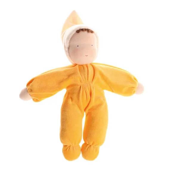 Grimm's Waldorf Yellow Plush Doll · White