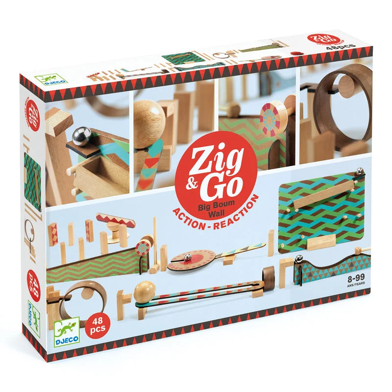 Zig & Go 48pc Action and Reaction Construction Set