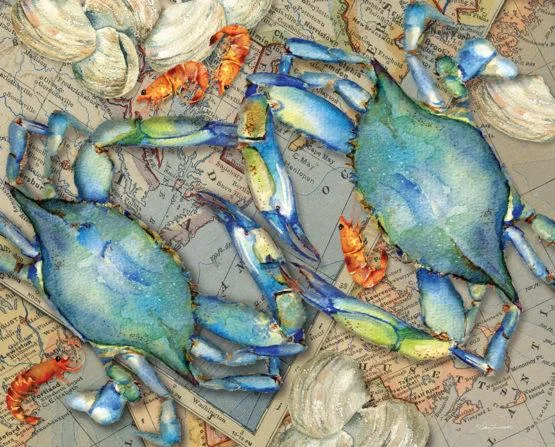Puzzle - based fitness challenges for physical activity​ Blue Crab Bounty