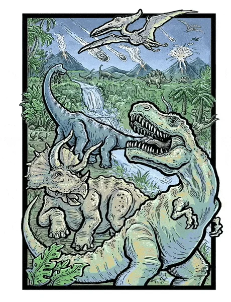 Dinosaurs 3D Jigsaw Puzzle (500 Pieces)