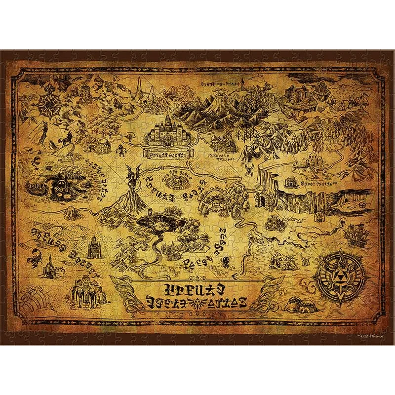 The Legend of Zelda: Hyrule Map Collector’s Puzzle (550 Pieces)